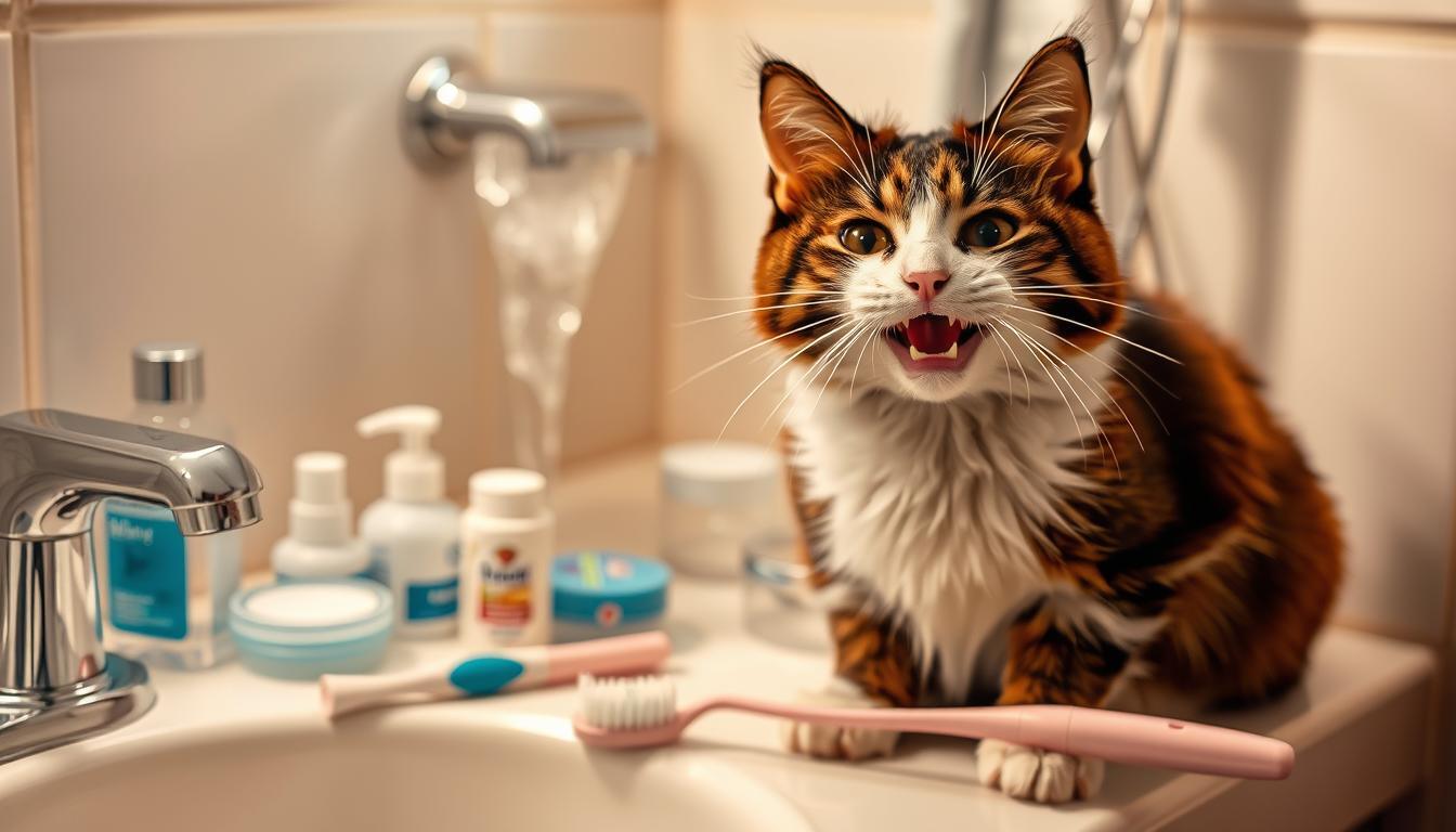 how to clean cat teeth