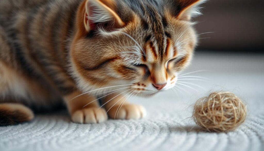 cat hairball symptoms