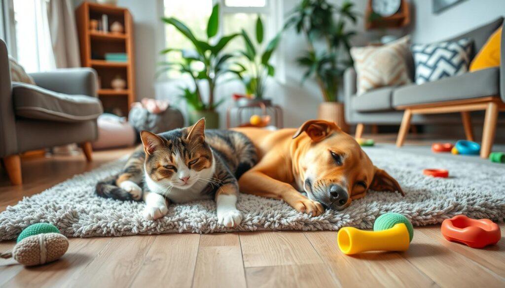 harmonious pet household