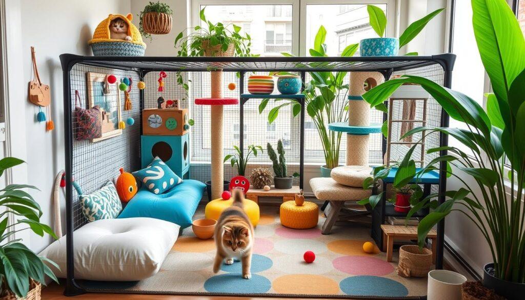 cat play area