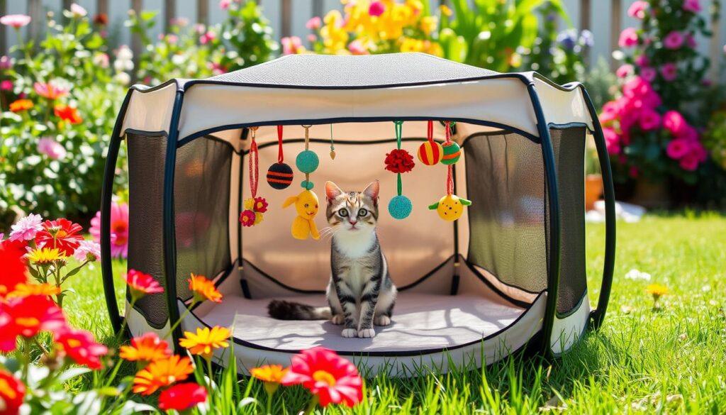 portable cat playpen