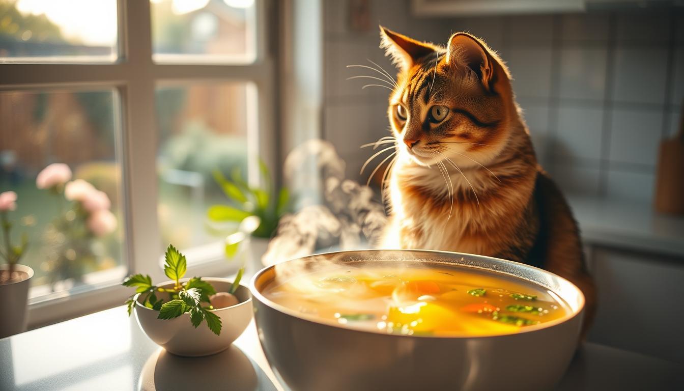can i give my cat chicken broth