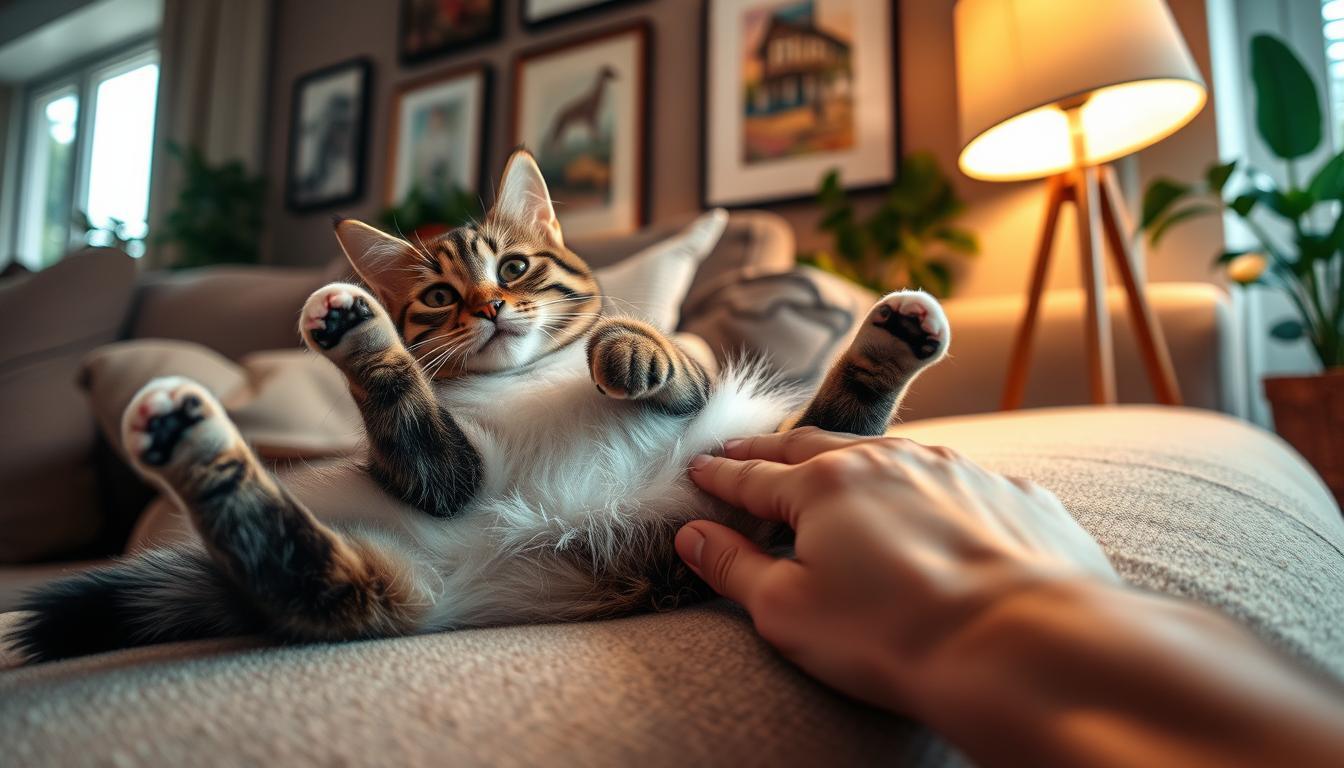 how to tickle a cat