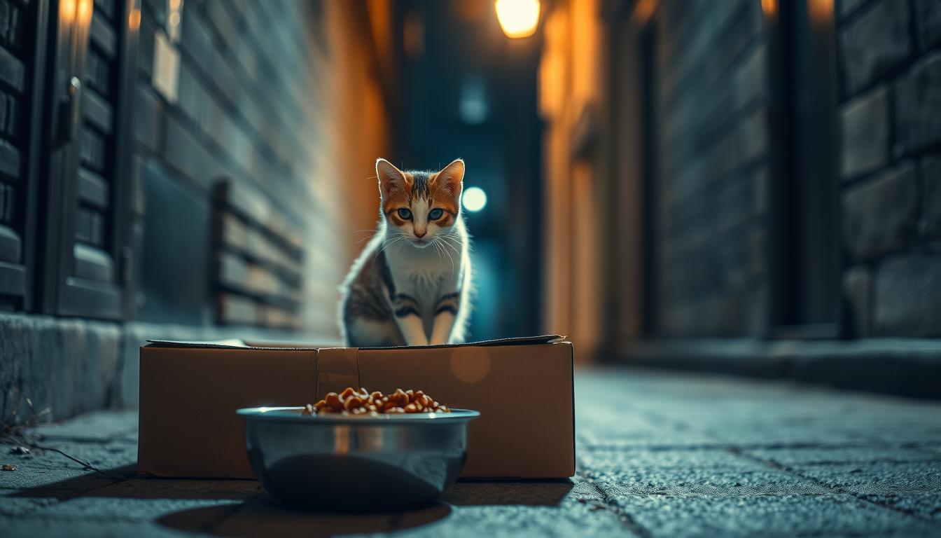 what to do with a stray cat that won't leave